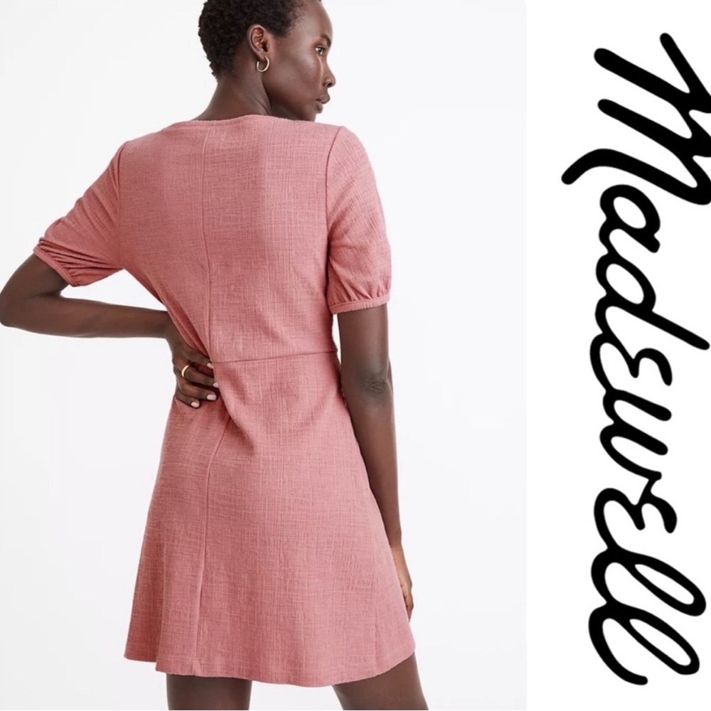 Madewell Texture and Thread wrap dress small - Picture 2 of 10